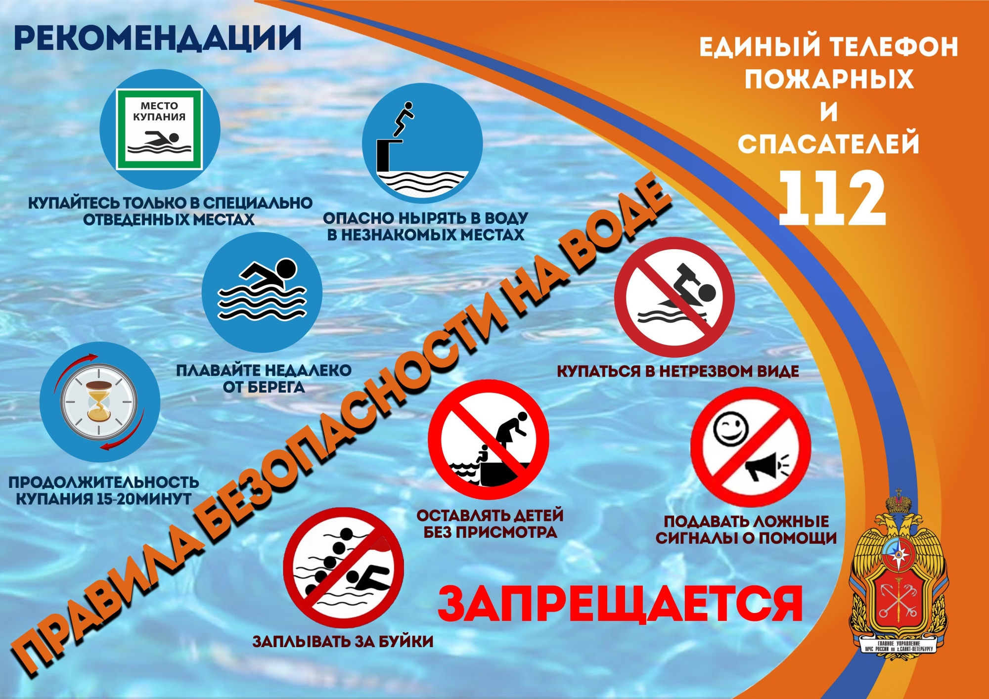 pravila bezopasnosti na vode